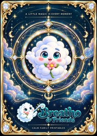 The ornate gold Breatho & Friends card back.