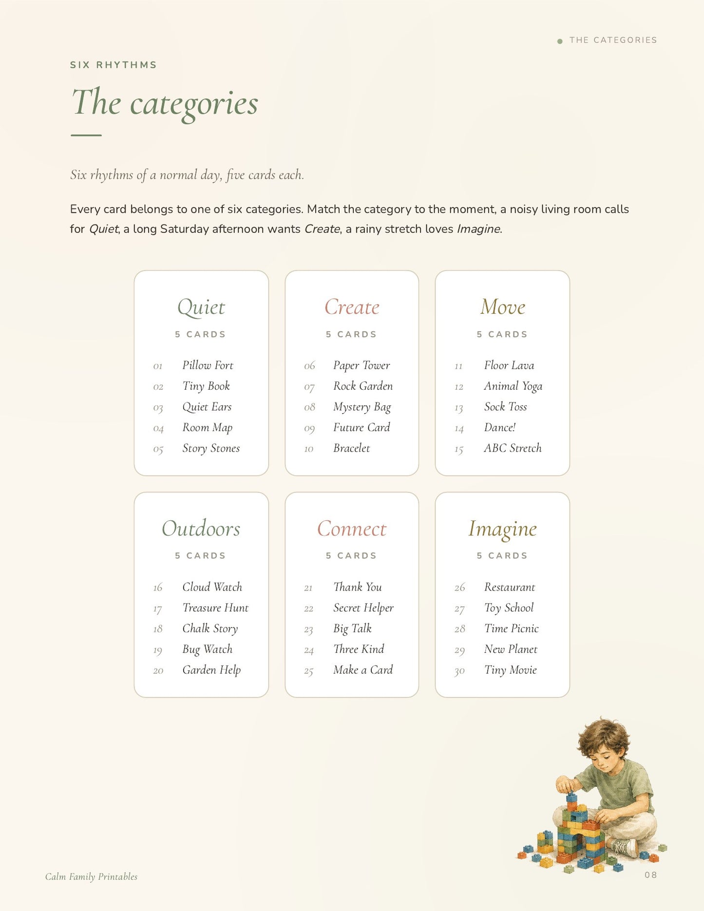 Screen-Free Activity Cards page 08 preview - printable screen-free activity card for kids