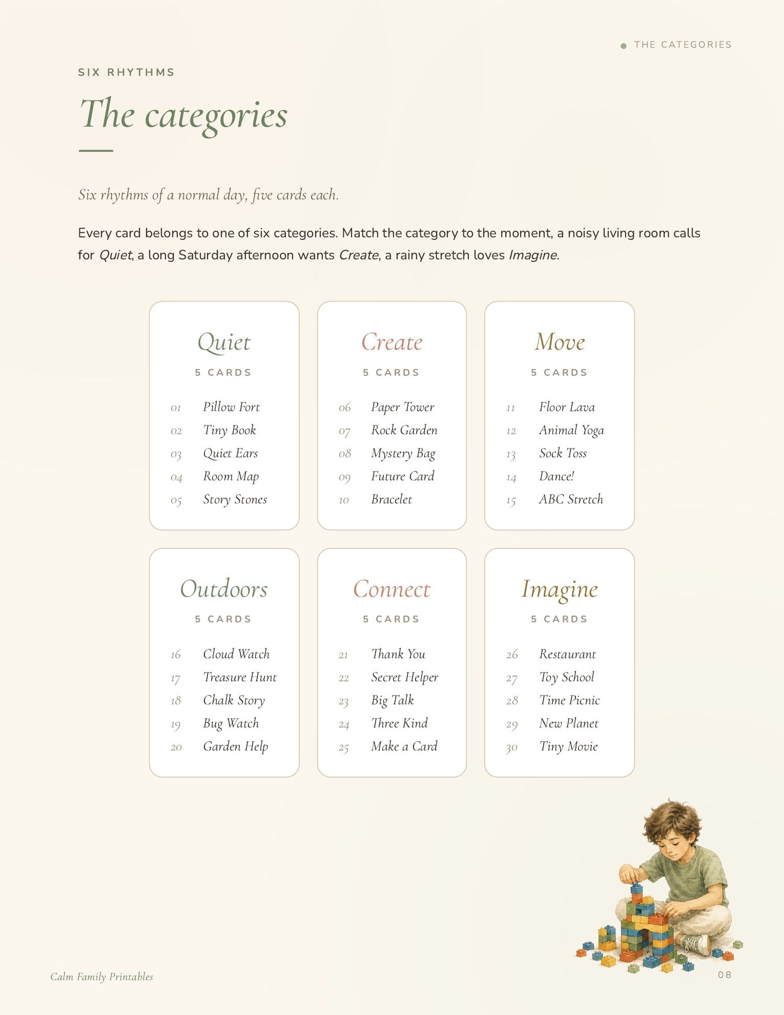Screen-Free Activity Cards page 08 preview - printable screen-free activity card for kids