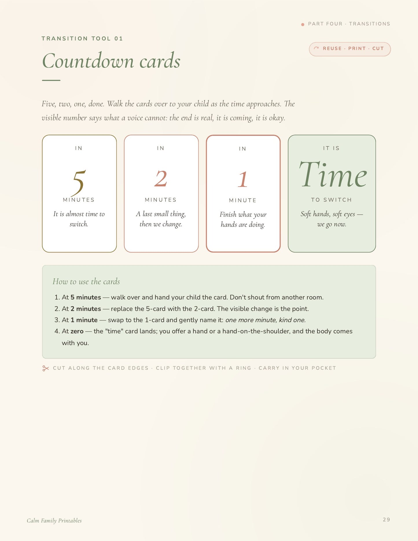 Visual Schedule Workbook page 29 preview - printable visual routine card for kids daily schedule