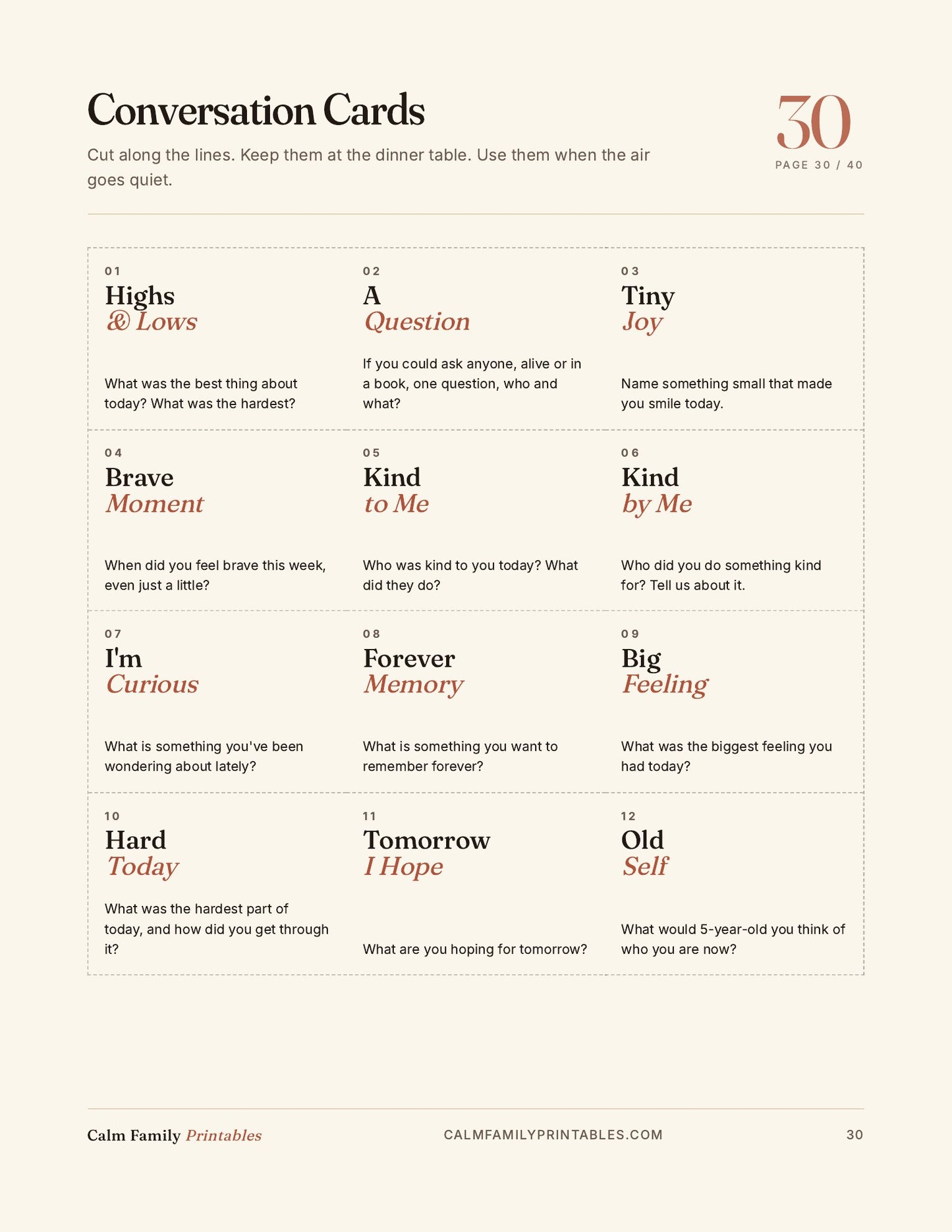 Kids Screen Time Reset Workbook page 30 preview - printable screen-time activity for parents and kids