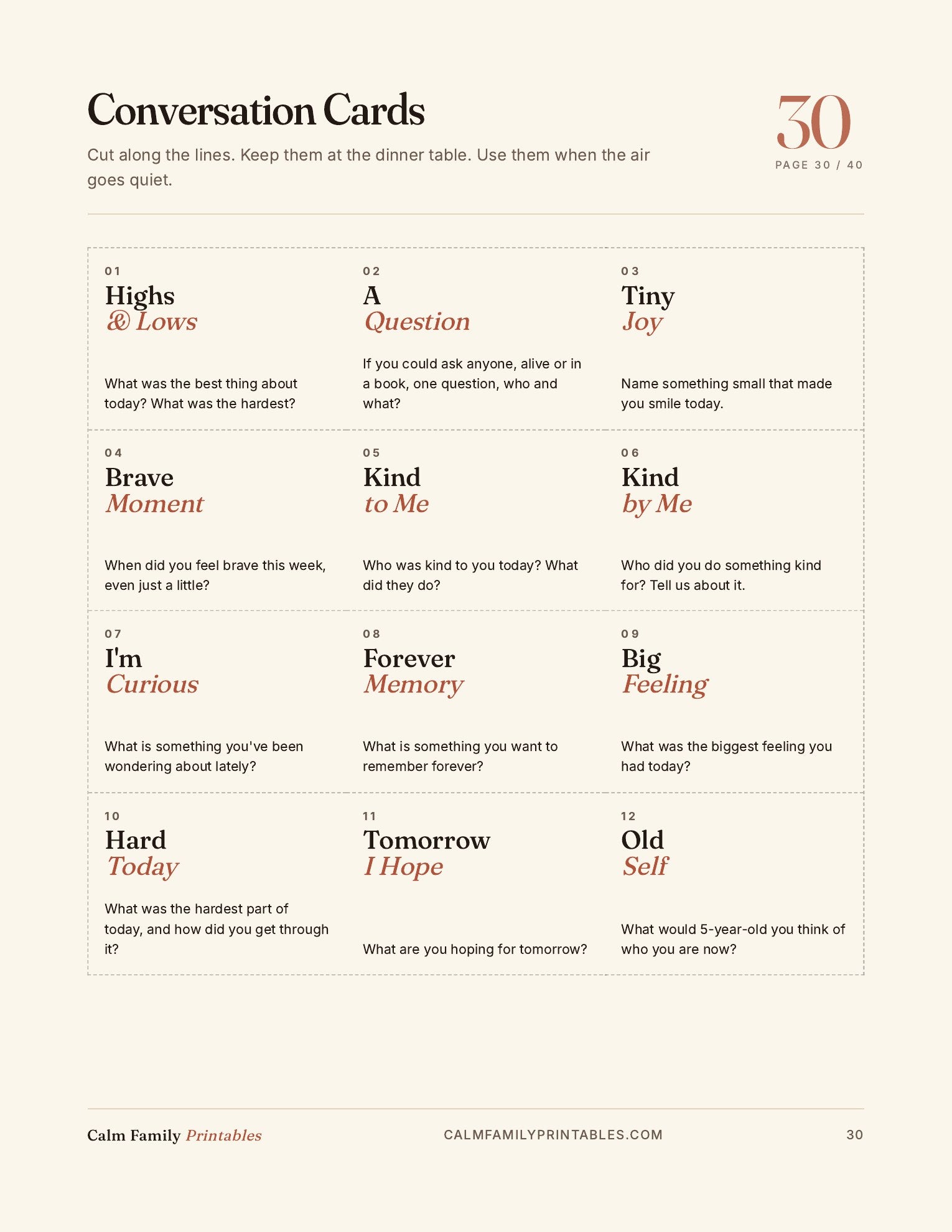Kids Screen Time Reset Workbook page 30 preview - printable screen-time activity for parents and kids