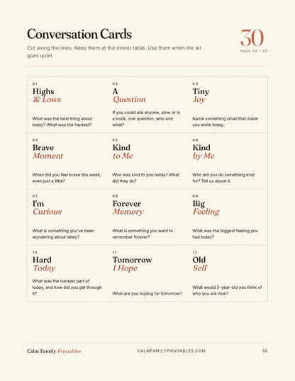 Kids Screen Time Reset Workbook page 30 preview - printable screen-time activity for parents and kids